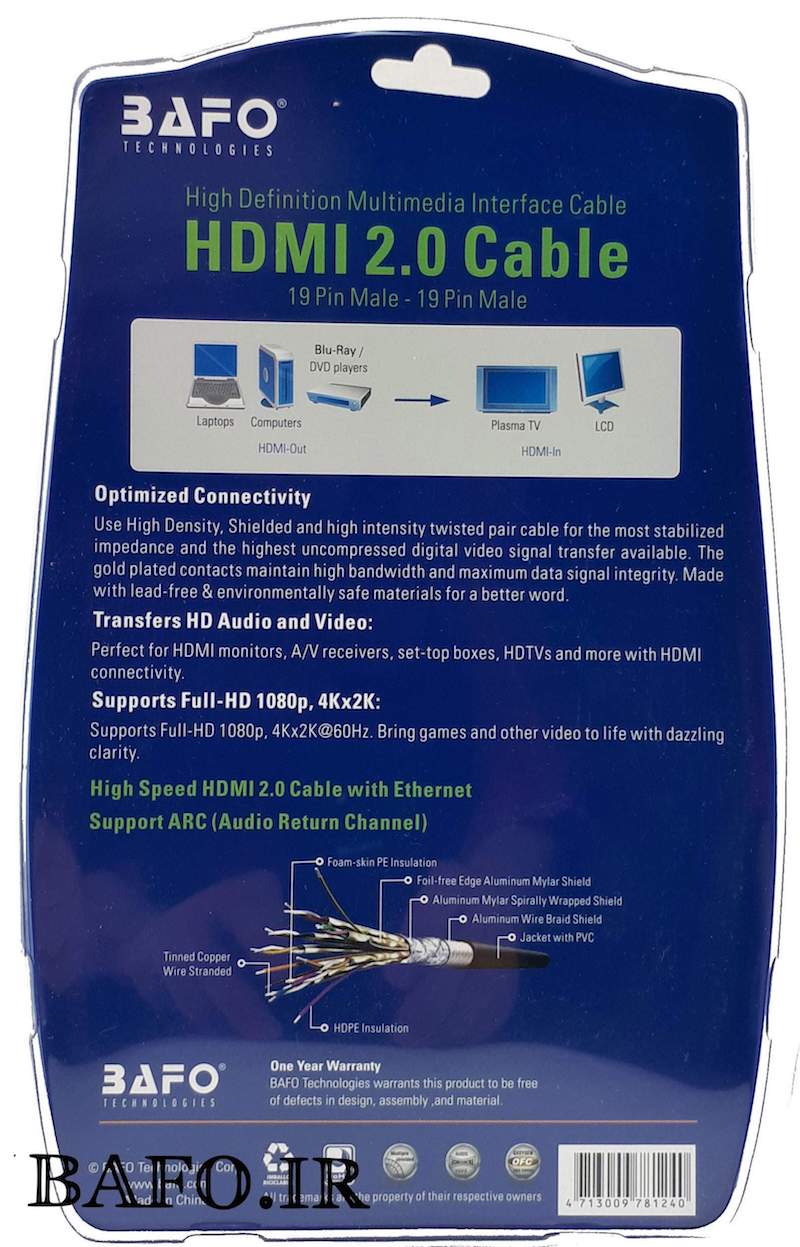 کابل HDMI |  کابل اچ دی ام ای بافو