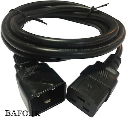    کابل برق بک تو بک بافو مدل C20-C19 با طول 2m مناسب برای سرور ها                 UPS و PDU به ضخامت 3X1.5MM و با توان عبور جریان ۱۶ آمپر       قیمت کابل پاور بک تو بک بافو                کابل c20-c19 بافو 2 متر     