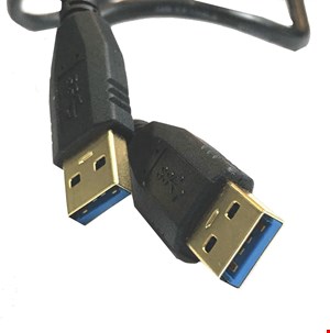 کابل دو سر نری USB (لینک) 1 متری بافو | BAFO USB 3.0 A Male To B Male Cable 1m