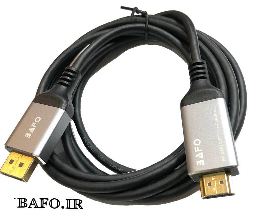  بهترین کابل دیسپلی پورت به HDMI                   نمایندگی بافو            محصولات بافو                       بهترین کابل DisplayPort           کابل DisplayPort to HDMI بافو              کابل دیسپلی پورت به اچ دی ام ای بافو
