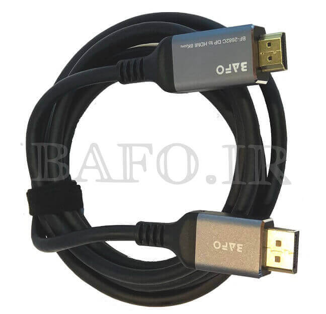  تبدیل Display به HDMI بافو مدل BF-2682C          مبدل دیسپلی به اچ دی ام ای بافو                     تبدیل DISPLAYPORT به اچ دی ام ای بافو مدل BF-2682C          بهترین مبدل تایپ سی به HDMI       