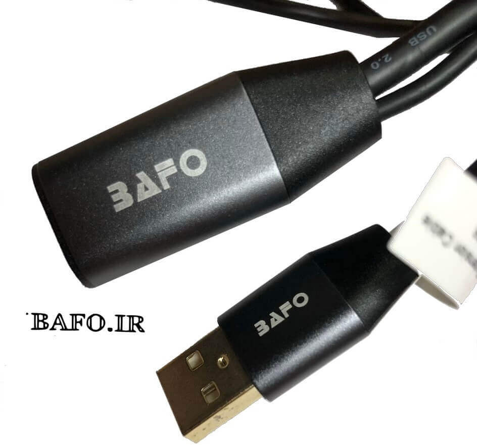   کابل افزایش طول  یو اس بی بافو          نمایندگی کابل بافو                       کابل افزایش طول یو اس بی دو بافو                 کابل USB 2.0 افزایش طول بافو مدل BF-3002             قیمت کابل یو اس بی دو افزایش طول 25 متر بافو   