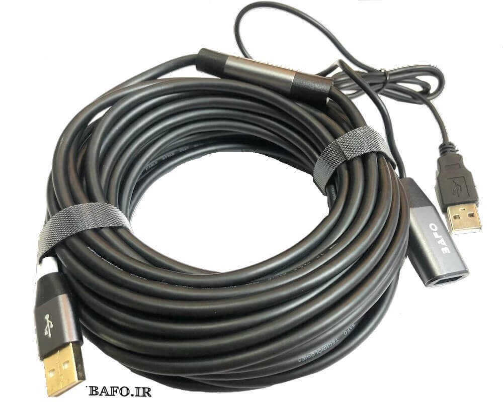 کابل افزایش طول یو اس بی دو-کابل USB 2.0 اکتیو