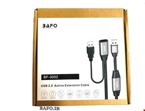 کابل افزایش طول اکتیوUSB 2.0 بافو مدل BF-3002 طول 25 متر | USB 2.0 ACTIVE Extension Cable Bafo