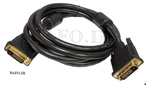 کابل دی وی آی Dual link 2M متر | کابل دی وی ای2 متری ۲k بافو | DVI-D Dual Link 24+1 bafo 2M