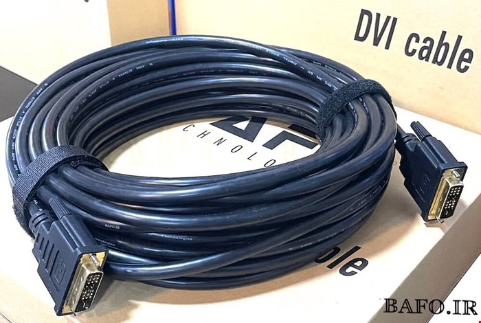 کابل DVI-D Single Link 10M Bafo | کابل دی وی آی سینگل لینک 10 متر بافو 