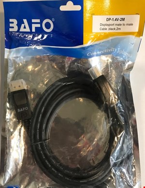کابل Display Port 1.4 2M BAFO | کابل دوسر دیسپلی۲ متر بافو ورژن ۱.۴ | کابل Display 2M 1.4 8k Bafo