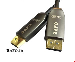 کابل دیسپلی پورت بافو  ورژن 1.4 فیبر نوری به متراژ 25 متری | DISPLAYPORT 1.4V 8K ACTIVE Optical Fiber  