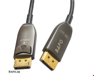 کابل دیسپلی پورت بافو  ورژن 1.4 فیبر نوری به متراژ 20 متری | DISPLAYPORT 1.4V 8K ACTIVE Optical Fiber  