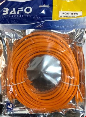 کابل شبکه cat 6 بافو 10 متر | Patch Cord Cat6 10m bafo | پچ کورد 10 متر بافو