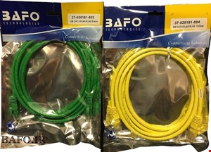 کابل شبکه Cat 6 بافو ۲ متر | Patch Cord Cat6 2m bafo |  پچ کورد Cat 6 دو متر بافو