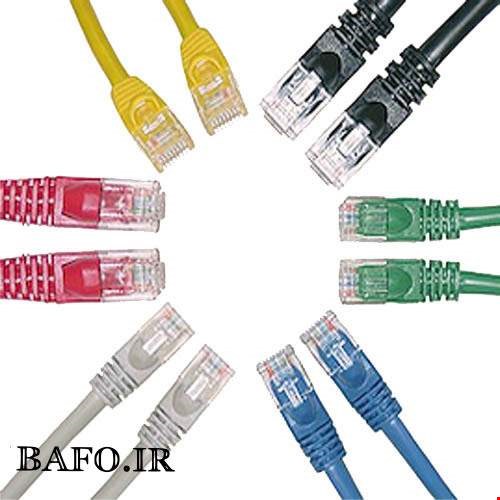 کابل شبکه Cat 6 بافو 40 متر |  Patch Cord Cat6 40m bafo  | پچ کورد Cat 6 بافو