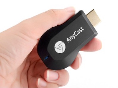  دانگل Anycast M2 اتصال تبلت،موبایل،لپ تاپ و کیس به صورت بی سیم به ویدیو پروژکنور و تلوزیون(مبدل wifi به HDMI(