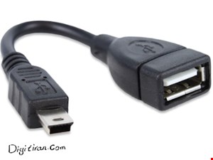 کابل مینی USB به 5pin مادگی | کابل otg ضبط ماشین