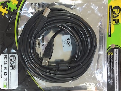  کابل های اتصال پرینتر USB برند PSP یکی از بهترین کابل های یو اس بی پرینتر و اسکنر است که یک سر USB معمولی AM و سر دیگر USB بی شکل AB است.