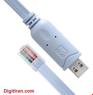 کابل پروگرم سیسکو با پورت USB | تبدیل USB To RJ45 (RS232) Cisco | کابل Cisco Programming