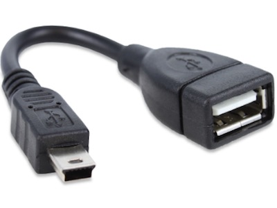  کابل OTG به MINI USB |کابل OTG پخش ماشین 