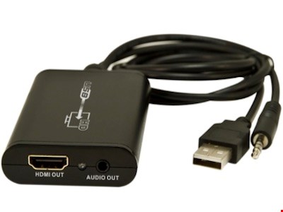 مبدل USB 2.0 به HDMI | تبدیل یو اس بی به اچ دی ام آی