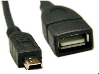 کابل OTG به MINI USB |کابل OTG پخش ماشین 