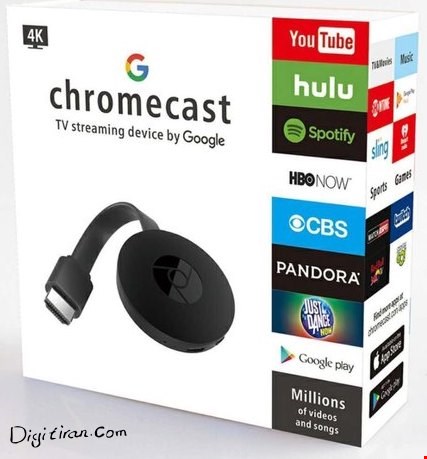 دانگل HDMI وایرلس Chromecast | دانگل انتقال تصویر موبایل به تلویزیون کروم کست