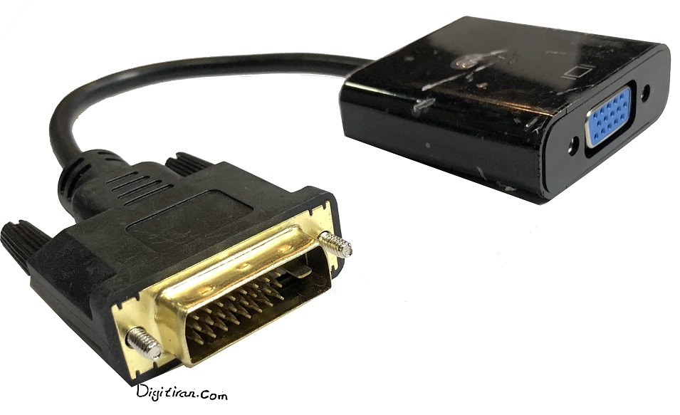  بهترین تبدیل DVI به VGA              قیمت مبدل دی وی ای به وی جی ای                تبدیل DVI به VGA 