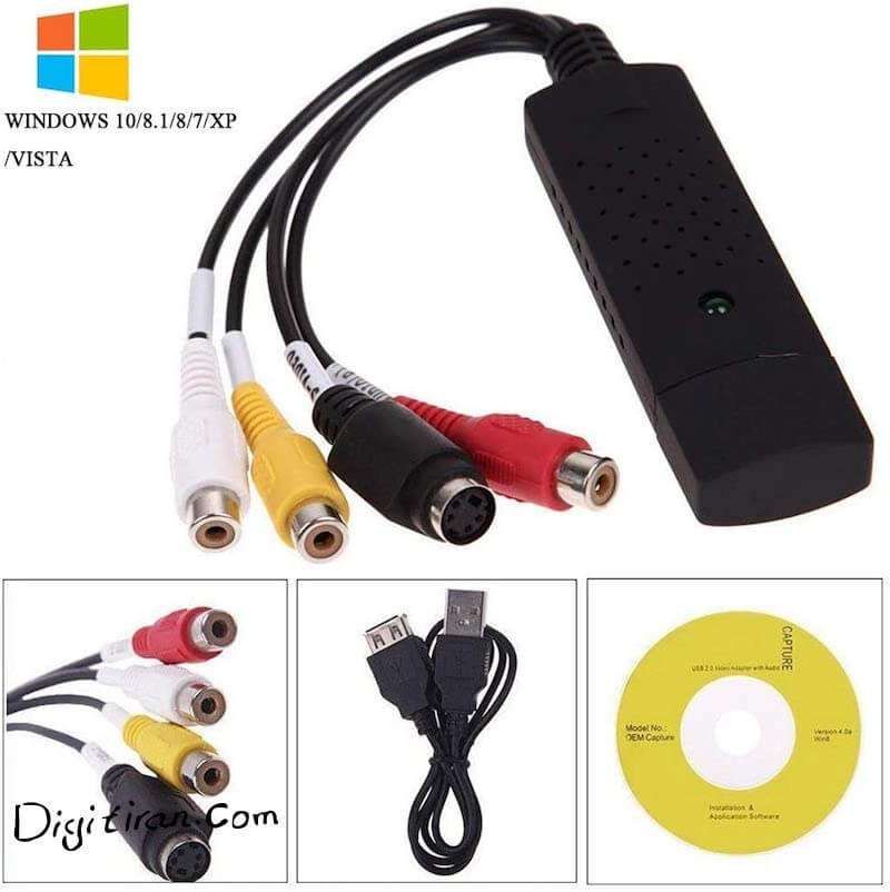  کارت کپچر اکسترنال ایزی کپکارت کپچر  Easy Cap Usb 2