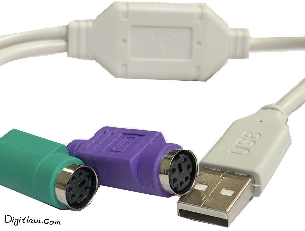 تبدیل سوکت قدیمی کیبورد به usb            تبدیل موس PS2 به USB             تبدیل ps2 به usb مادگی به نری             تبدیل PS2 to USB            قیمت تبدیل ps2 به usb 
