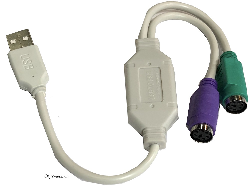 تبدیل usb به ps2 کیبورد و موس