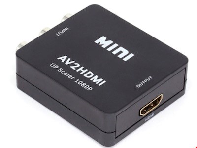 تبدیل AV به HDMI | تبدیل RCA سه فیش به HDMI | تبدیل سه فیش به اچ دی ام ای