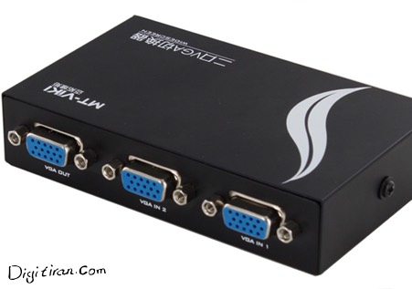 سوئیچ مانیتور ۲ به ۱                     سوئیچ VGA 2 پورت            بهترین سوییچ پورت VGA                        قیمت سوییچ مانیتور ۲ به ۱ 