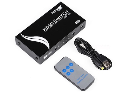  switch 5 x1 hdmi با کنترلر