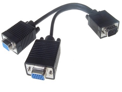  کابل و مبدل 1 به 2 VGA  