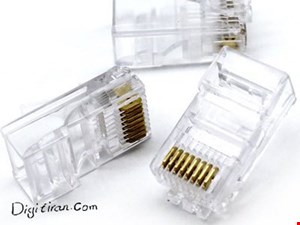 سوکت شبکه CAT5 |بسته ۱۰۰ تایی