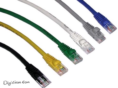 کابل شبکه ۵ متری            پچ کرد ۵ متری کت ۵               دیجیت ایران             قیمت پچ کورد CAT5 دیجی کالا