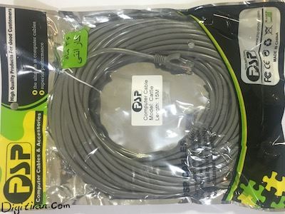  کابل شبکه پچ کرد ۱۵ متری ( patch cord cate۵ 15m )  برای اتصال بین مودم و کامپیوتر با قیمت مناسب 