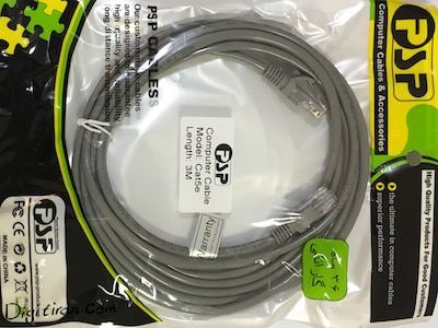  کابل شبکه ۲ متری کت ۵ ( patch cord cate۵ 2m )  جهت اتصال بین مودم و کامپیوتر با قیمت مناسب 