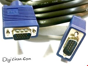 کابل مانیتور ۲۰ متری VGA برند PSP | کابل ۲۰ متری VGA  PSP | کابل ۲۰ متری RGB مارک PSP
