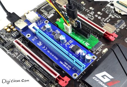  تبدیل پورت M2 مادربرد به اسلات pci یک مبدل مفید جهت اضافه کردن اسلات PCI به مادربرد است.m2 to pciرایزر ۰۰۸
