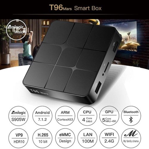 smart box T96 Mars 4K | اسمارت باکس اندرویدی T96 Mars 4K