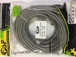 کابل شبکه cat6 10m | کابل PATCH CORD CAT6 10m | پچ کورد 10 متری کت ۶