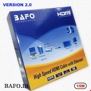کابل اچ دی ام آی ۱۵ متر بافو ورژن ۲ | HDMI Cable 15M 4K Bafo