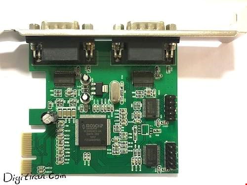 کارت سریال |کارت Express PCI سریال موس چیپ|کارت کام RS232 اکسپرس ۴ پورت