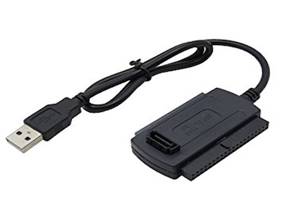  تبدیل USB به IDE & SATA باآداپتور 