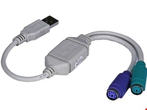 تبدیل USB به PS2 دو پورت | تبدیل ۲ تا PS2 به یک USB