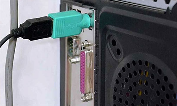 قیمت تبدیل موس USB به PS2 مادگی