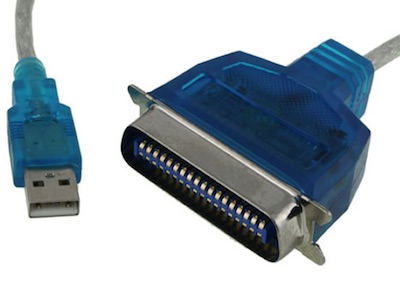  کابل تبدیل USB به سنترونیکس،برای اتصال مادربردها و لپ تاپ های فاقد پورت پارالل به پرینتر های قدیمی 