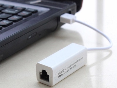گرفتن خروجی شبکه از usb