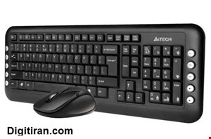 کیبورد و ماوس بی سیم ای فورتک مدل 7200 | کیبرد و موس A4tech 7200