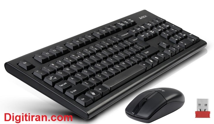 کیبرد و موس بی سیم a4tech 3100