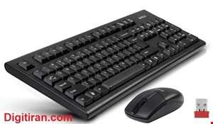 کیبرد و موس وایرلس a4tech 3100 | کیبورد و ماوس بی سیم ایفورتک A4tech